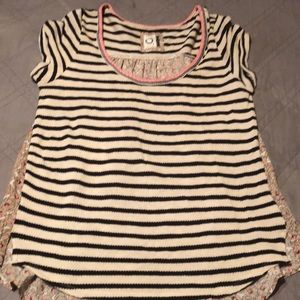 Anthropologie Striped & Patterned Top L